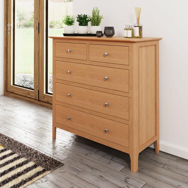 Amalfi 2 over 3 Chest of Drawers