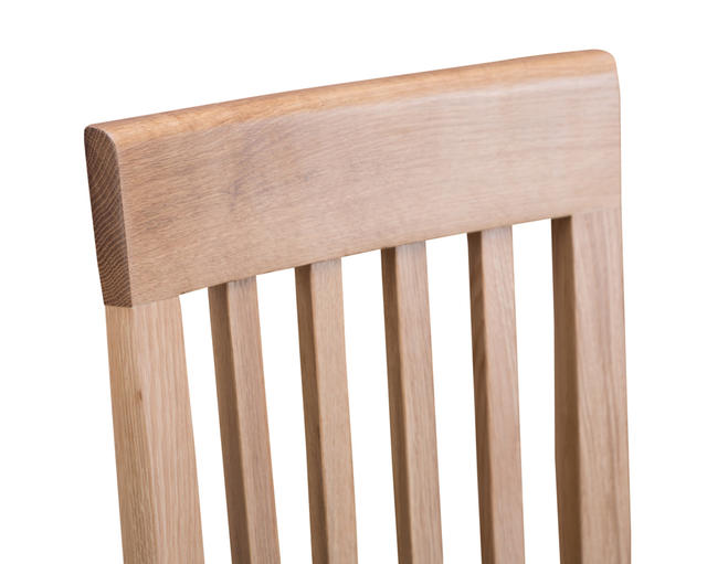 Amalfi Slat Back Chair with PU Seat