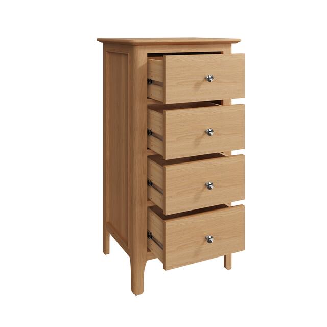 Amalfi 4 Drawer Narrow Chest