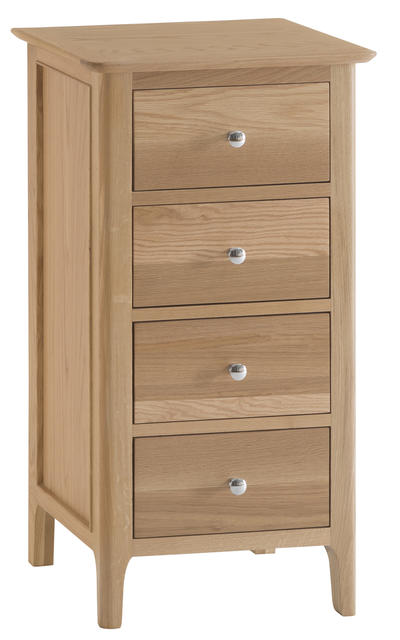 Amalfi 4 Drawer Narrow Chest