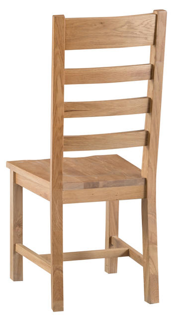 Roma Ladder Back Chair with Wooden Seat