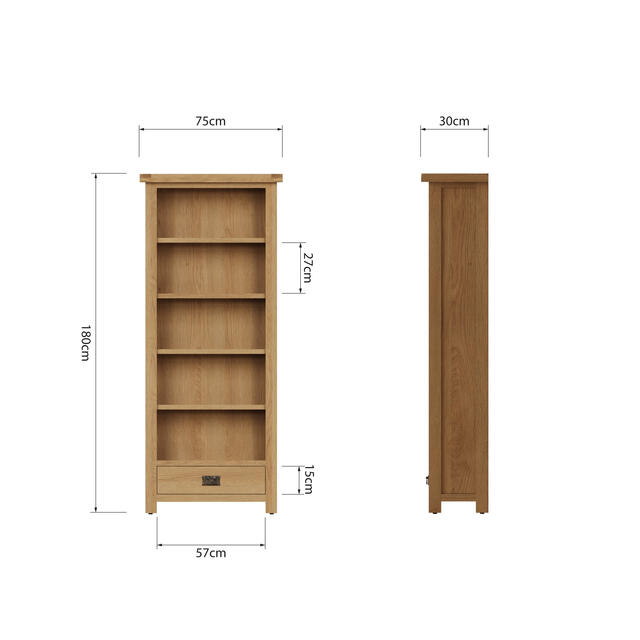 Roma Medium Bookcase