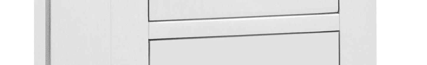 Verona White Small Bedside Cabinet