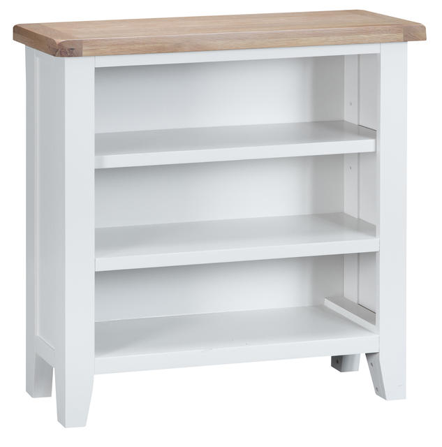 Oak Furniture Spain, Small White Bookcase With Drawers