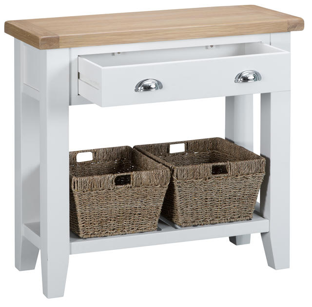 Verona White Console Table