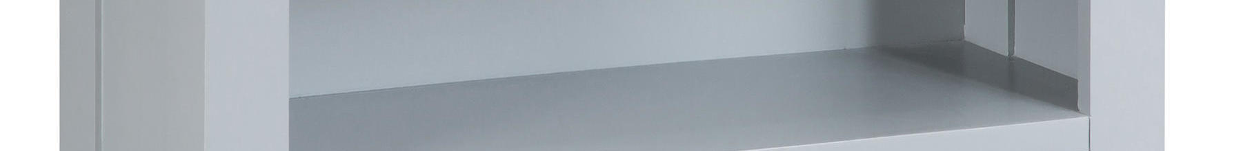 Verona Grey Small Wide Bookcase