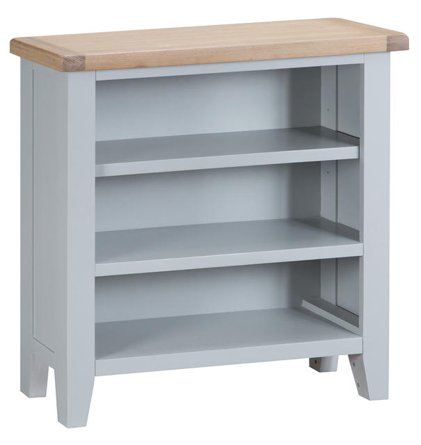 Verona Grey Small Wide Bookcase
