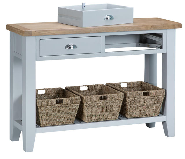 Verona Grey Large Console Table