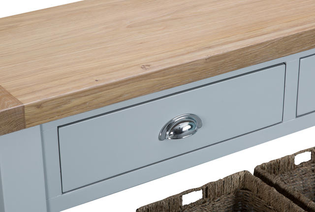 Verona Grey Large Console Table