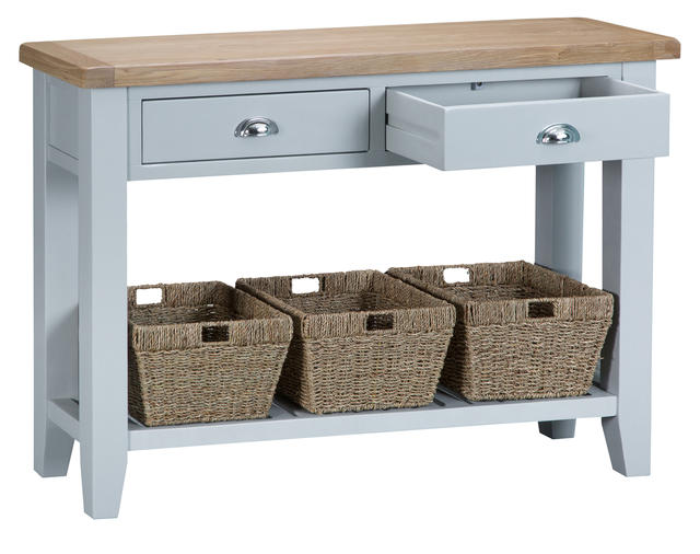 Verona Grey Large Console Table