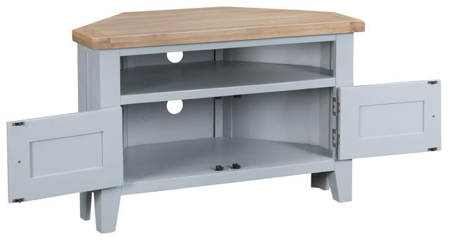 Verona Grey Corner TV Unit