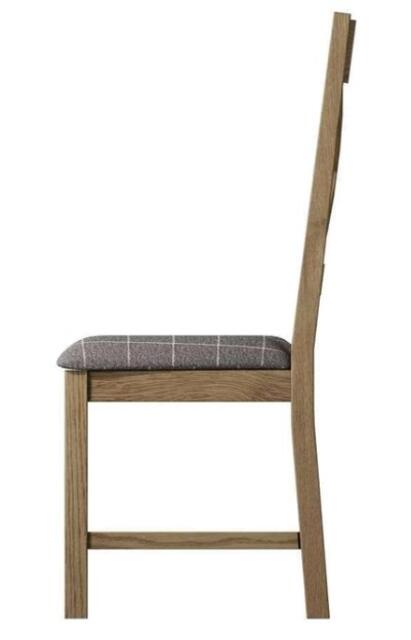 Sorrento Cross Back Dining Chair - Grey