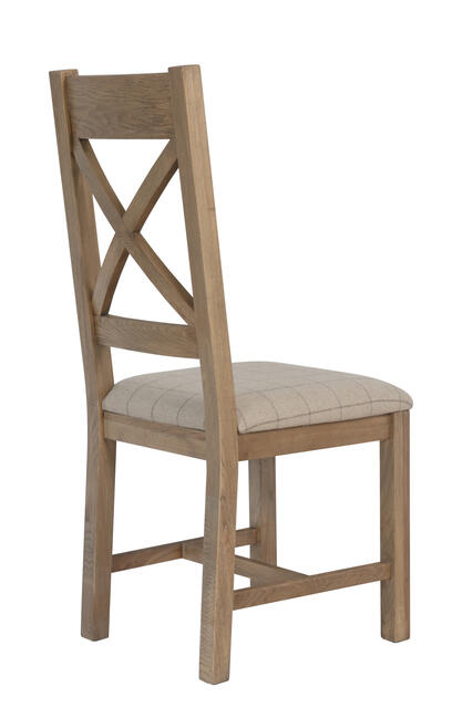 Sorrento Cross Back Dining Chair - Natural Sorrento Cross Back Dining Chair - Natural