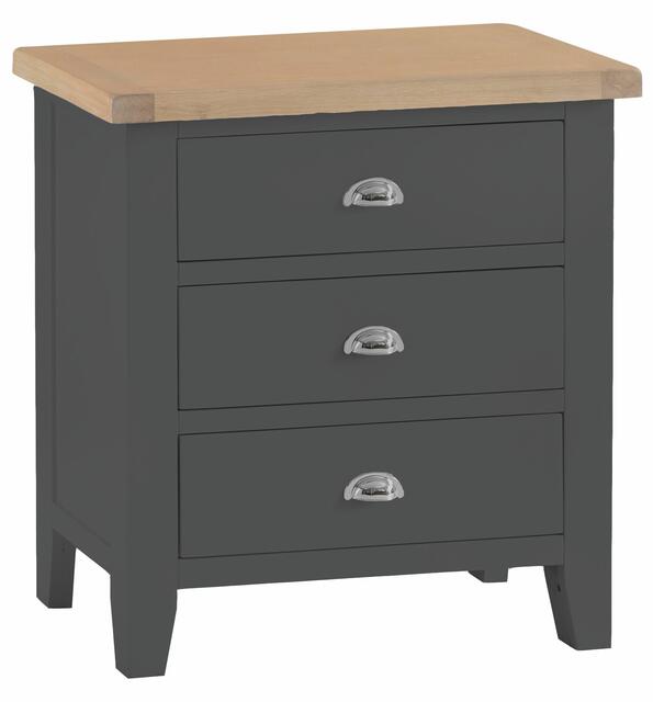 Verona Charcoal 3 Drawer Chest