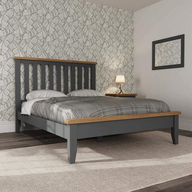 Verona Charcoal 5' Bed Frame