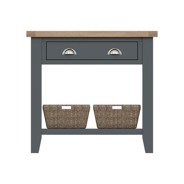 Verona Charcoal Console Table