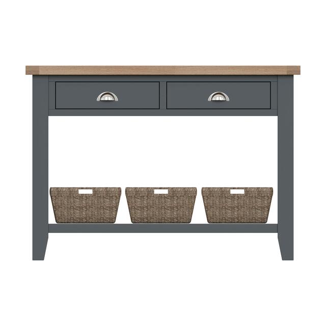 Verona Charcoal Large Console Table