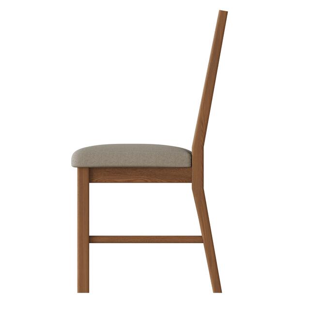 Rimini Slat Back Chair with Fabric Seat