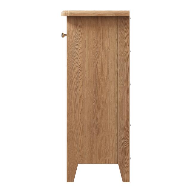 Rimini 3 Drawer 6 Wicker Basket Cabinet