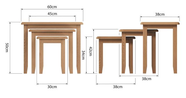Rimini Nest of 3 Tables Rimini Nest of 3 Tables