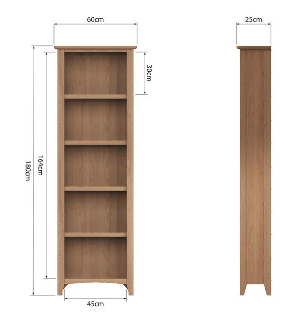 Rimini Large Bookcase