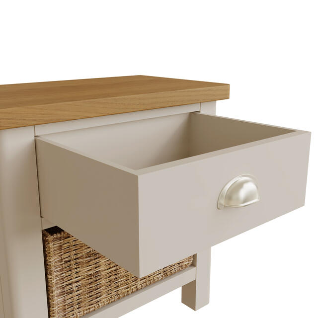 Palermo 1 Drawer 1 Wicker Basket Cabinet Palermo 1 Drawer 1 Wicker Basket Cabinet