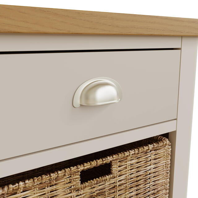 Palermo 1 Drawer 1 Wicker Basket Cabinet Palermo 1 Drawer 1 Wicker Basket Cabinet