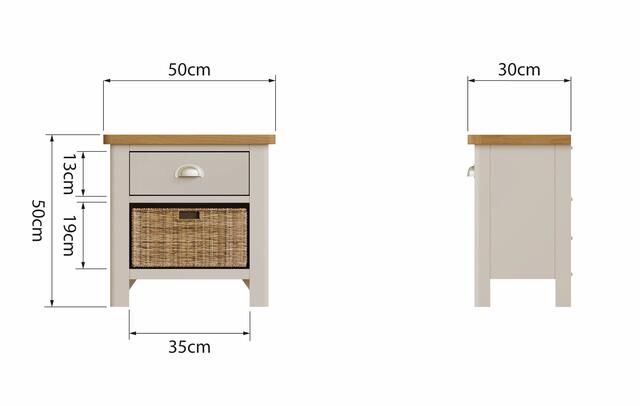 Palermo 1 Drawer 1 Wicker Basket Cabinet Palermo 1 Drawer 1 Wicker Basket Cabinet