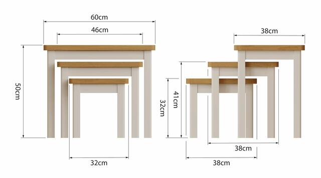 Palermo Nest of 3 Tables