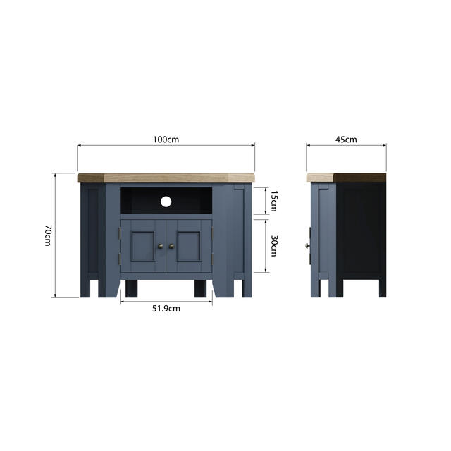 Sardinia Corner TV Unit