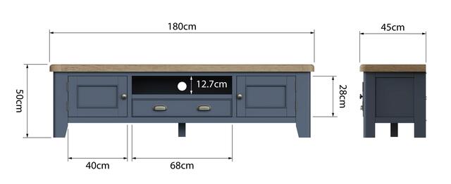 Sardinia Extra Large TV Unit