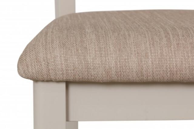 Palermo Cross Back Dining Chair With Fabric Seat Palermo Cross Back Dining Chair With Fabric Seat