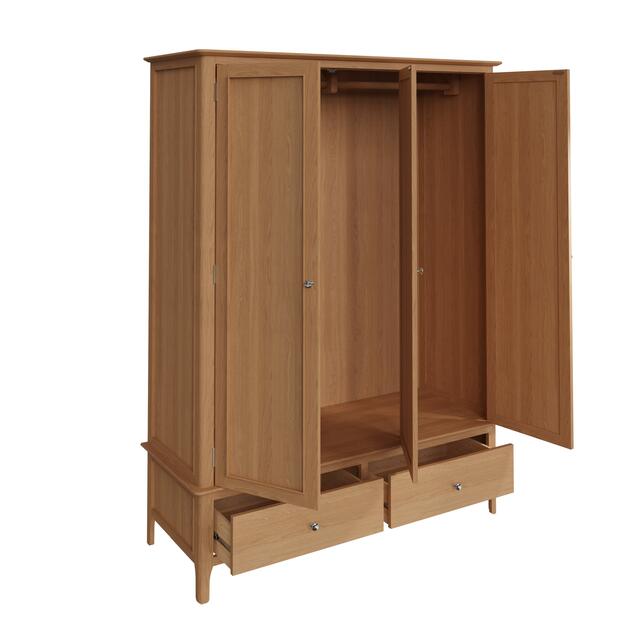 Amalfi Large 3 Door Wardrobe  Amalfi Large 3 Door Wardrobe
