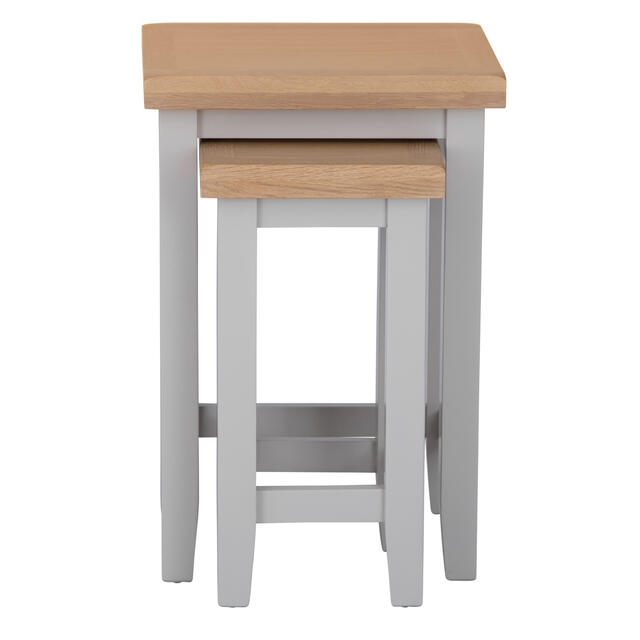 Venice Grey Nest of 2 Tables