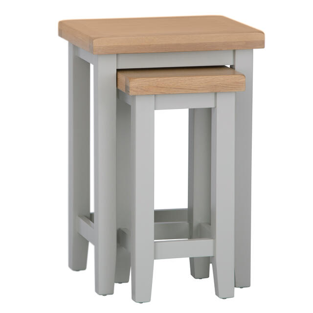 Venice Grey Nest of 2 Tables