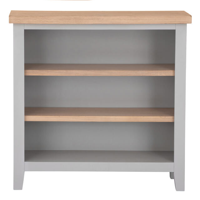 Venice Grey Small Wide Bookcase