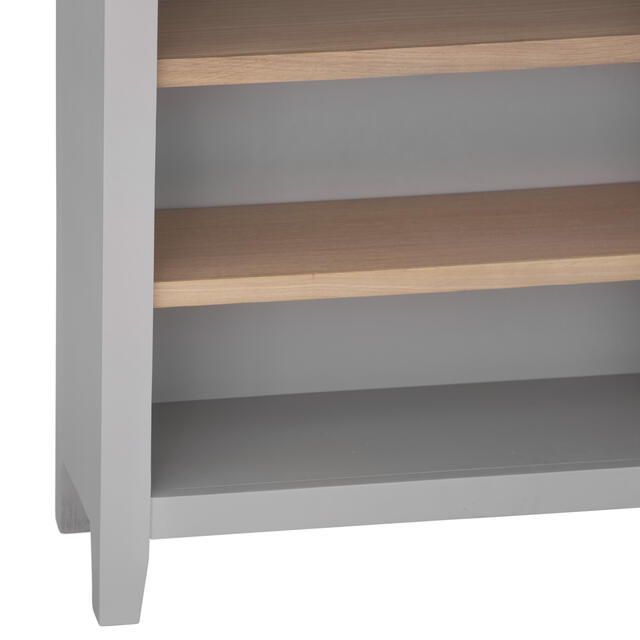 Venice Grey Small Wide Bookcase Venice Grey Small Wide Bookcase