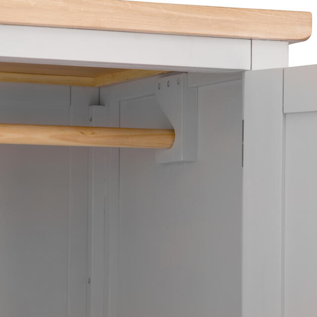 Venice Grey 2 Door Wardrobe Venice Grey 2 Door Wardrobe