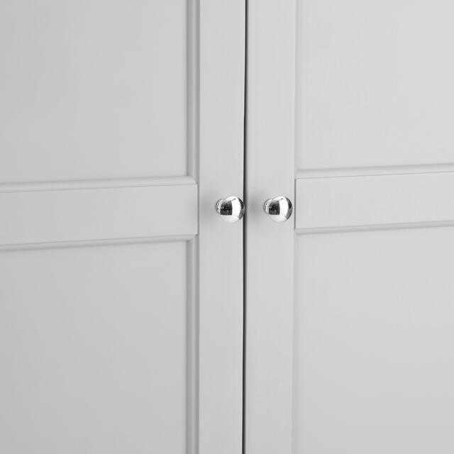 Venice Grey 2 Door Wardrobe Venice Grey 2 Door Wardrobe