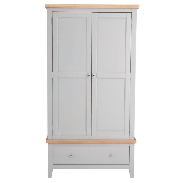 Venice Grey 2 Door Wardrobe