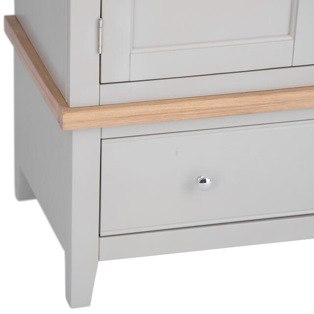 Venice Grey 2 Door Wardrobe Venice Grey 2 Door Wardrobe