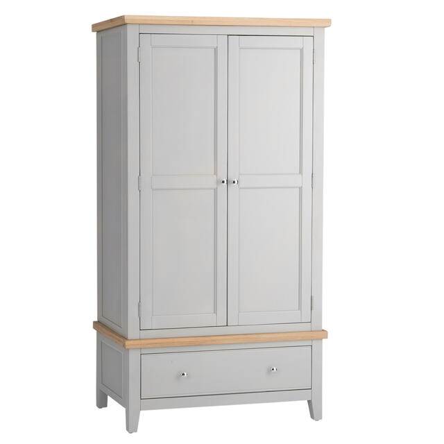 Venice Grey 2 Door Wardrobe Venice Grey 2 Door Wardrobe