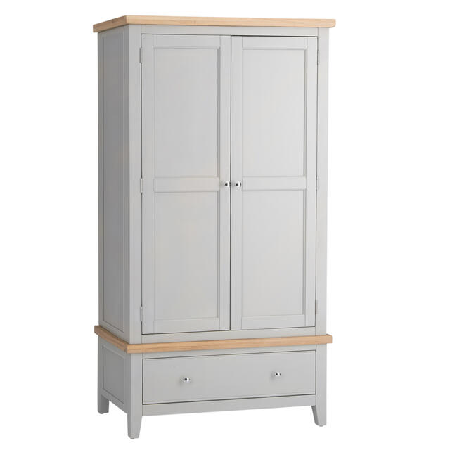 Venice Grey 2 Door Wardrobe