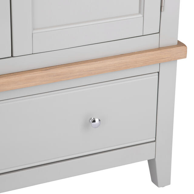 Venice Grey 2 Door Wardrobe Venice Grey 2 Door Wardrobe