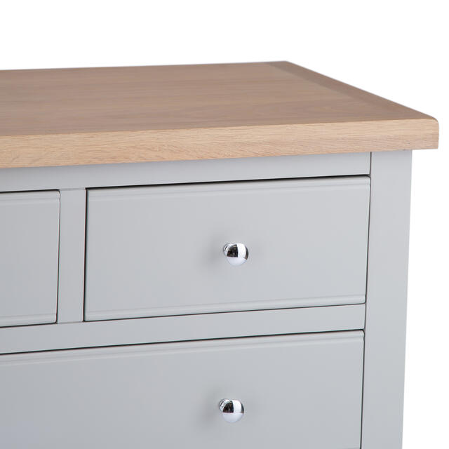 Venice Grey 2 over 3 Chest of Drawers