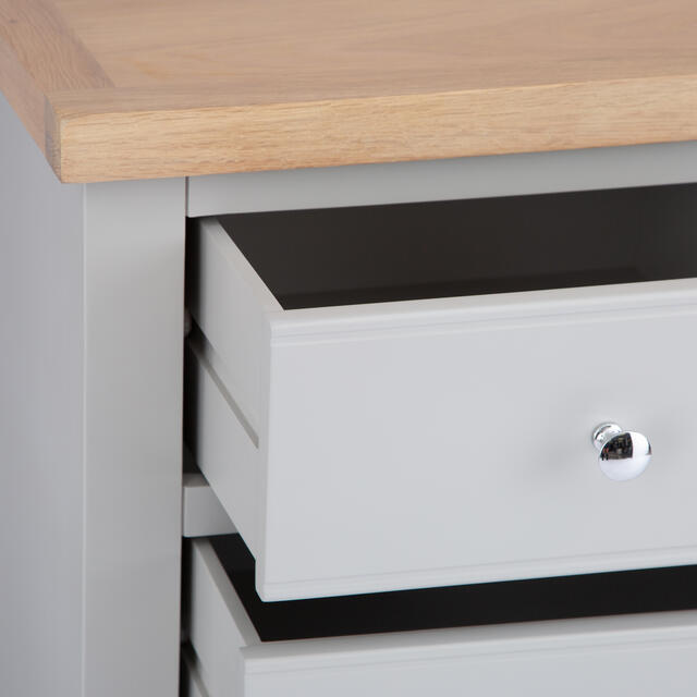 Venice Grey 2 over 3 Chest of Drawers