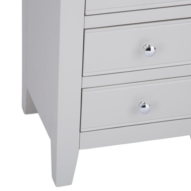 Venice Grey Large Bedside Cabinet