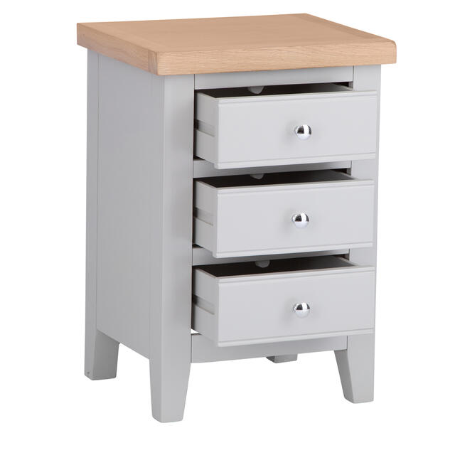 Venice Grey Large Bedside Cabinet