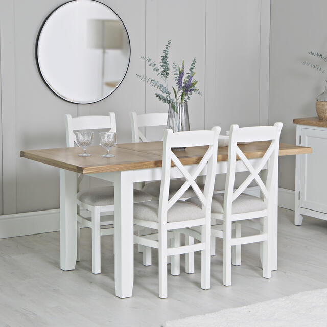 Venice White 1.2m Butterfly Table Venice White 1.2m Butterfly Table