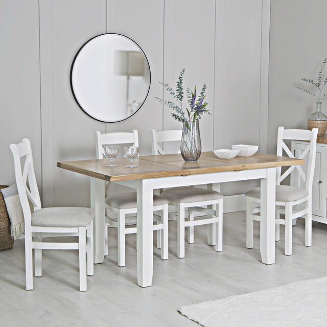 Venice White 1.2m Butterfly Table Venice White 1.2m Butterfly Table